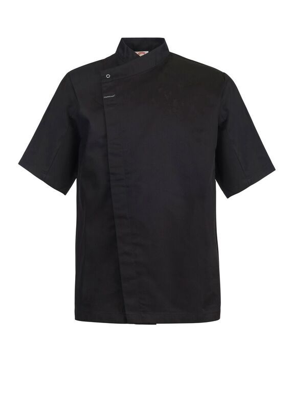 CHEFS TUNIC WITH CONCEALED FRONT - SHORT SLEEVE